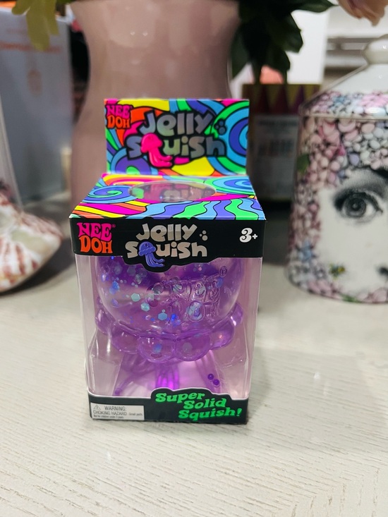 Schylling Handbags - NEEDOH PURPLE Jelly Squish - Needoh Jellyfish Squishy AUTHENTIC